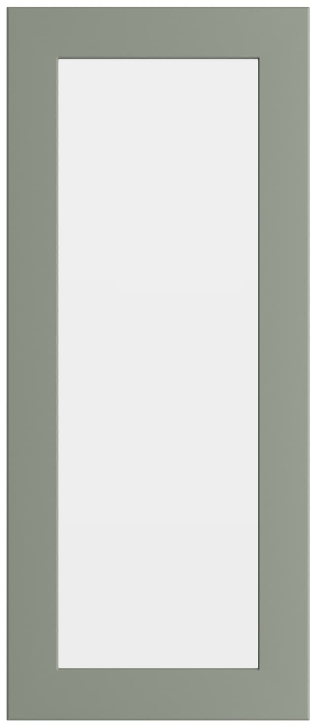 Epoq Trend kjøkkenskapdør i glass 30x70 (sage)