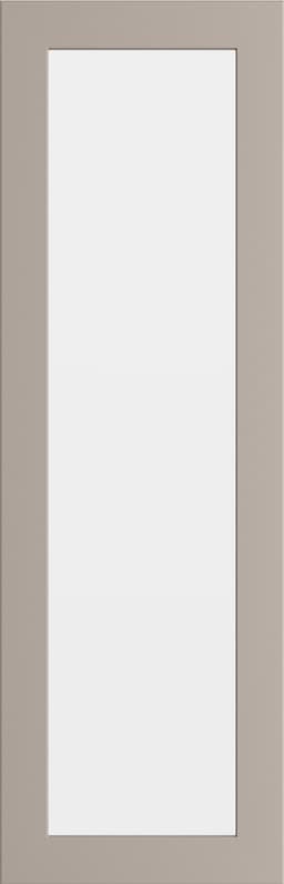 Epoq Trend lasinen kaapinovi keittiöön 30x92 (sand)