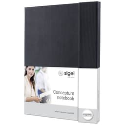 Sigel Anteckningsbok CONCEPTUM® CO151 rutat Svart Antal