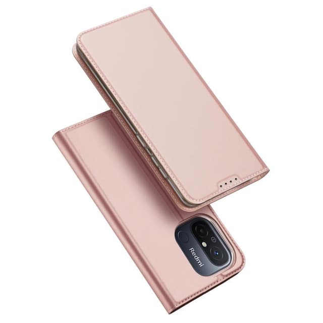DUX DUCIS Skin Pro Series Taske med Kortspor Xiaomi Redmi 12C - Lyserød