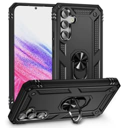 Samsung Galaxy A54 5G: lle iskunkestävä tukijalustan puhelinkotelo autoasennettava metallilevy