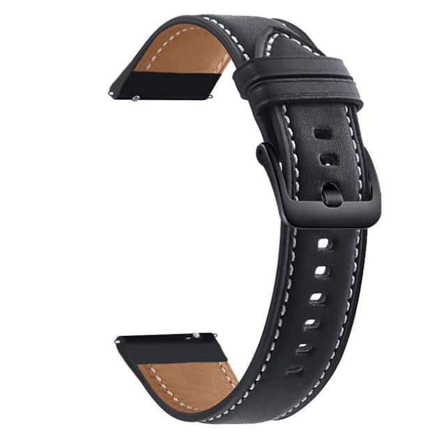 22 mm rem i läder för Samsung Galaxy Watch3 45 mm Klockarmband