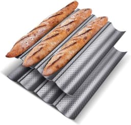 Stekebrett for 4 baguetter 38x33 cm