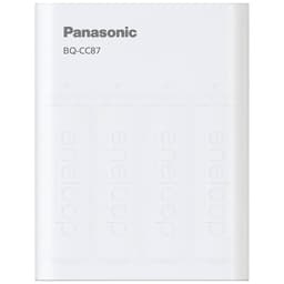 Panasonic BQ-CC87 +4x eneloop AA Batteriladdare NiMH