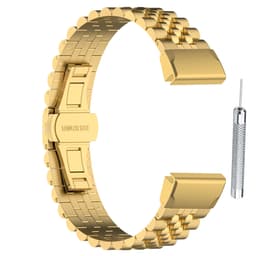 Urrem i rustfrit stål Guld 22 mm Garmin Fenix 7 / Fenix 6 GPS / Fenix 5 / Quatix 5 / Forerunner 955 945 935