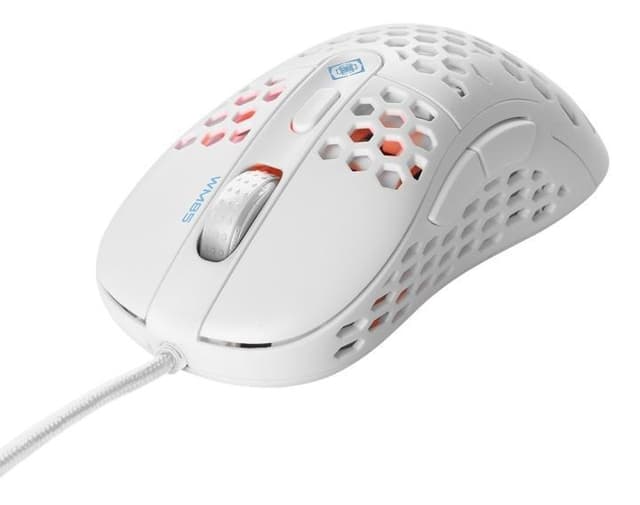 WHITE LINE WM85 Lightweight gaming mouse, white