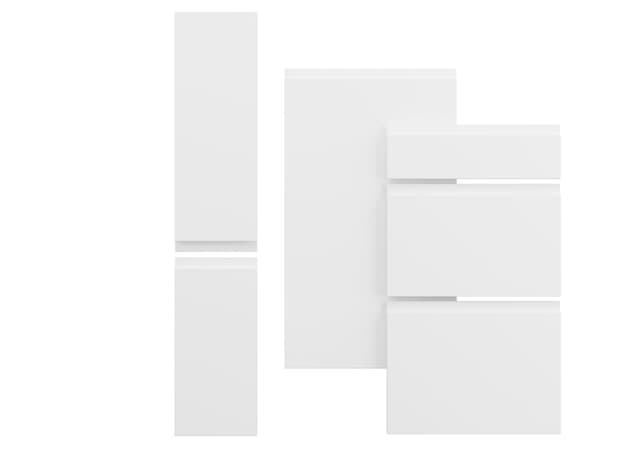 Epoq Integra White Lådfront till köket 60x13