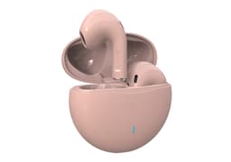 Trådlösa hörsnäckor Bluetooth 5.3 pekkontroll IPX4 Vaaleanpunainen
