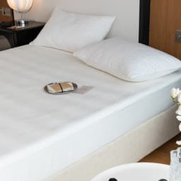 Djup ficka lakan premium bomull Hvit 180x200 cm / 28 cm