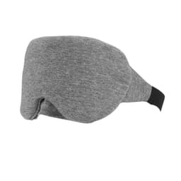 INF Bomull, myk pustende øyemaske for sovende reise-søvnmaske Mørk grå
