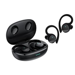 Trådlösa hörlurar Bluetooth 5.3 touchkontroll Sort