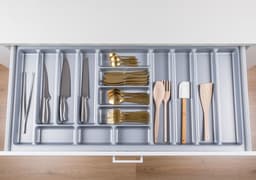 Epoq Bestikkskuff Smart 120 cm (grå)