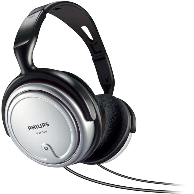 Stereo/TV-hodetelefoner med lang ledning