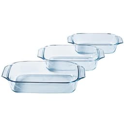 Pyrex Rekt. Glasform - 3,8L 2,9L 1,4
