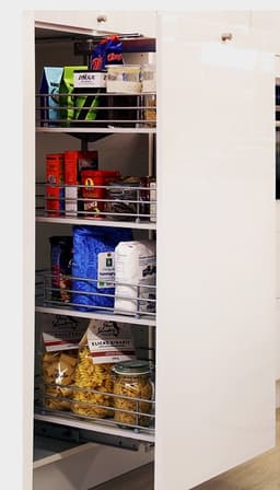 Epoq Högskåpsutdrag 4 lådor MDF 60 cm vit