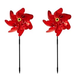 Reflekterande fågelavvisande pinwheels väderkvarnar 7-blad - håll fågl
