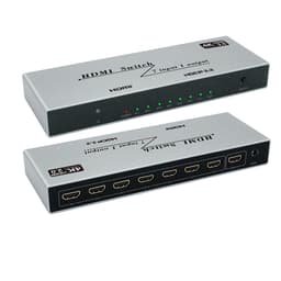 7 in 1 ut HDMI Switcher 4K 60Hz med IR-fjärrkontroll HDCP 2.2