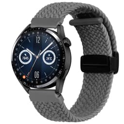 Flätat klockband med magnetstängning för 20 mm smart klocka Grå
