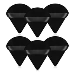 Powder puffs trekant makeup puff 6-pack Sort