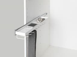 Epoq uttrekkbar slips- og beltehenger (white)