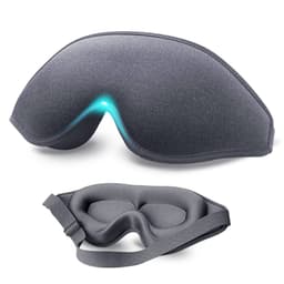 3D-søvnmaske øjenmaske til yoga-lur på flyrejser Sort