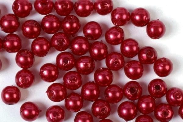 Plastpärlor 5mm 500g, Röd - Elkjøp