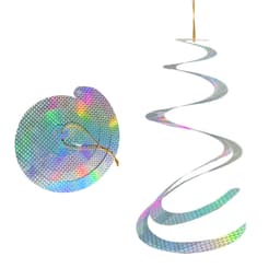 Fågelavvisande spiralreflektorer Silver