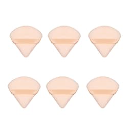 Puderpuffar triangel makeup puff 6-pack Beige