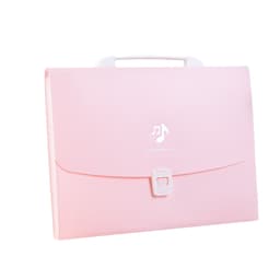 A4 laajeneva tiedostokansio harmonikkajärjestäjä Vaaleanpunainen