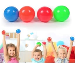 Sticky ball/Stressbollar 4 st