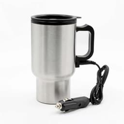 Kaffemugg med 12v-adapter för bil