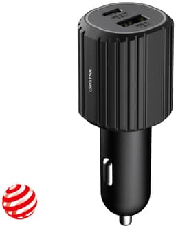 Unisynk USB-C/USB-A billaddare (svart)
