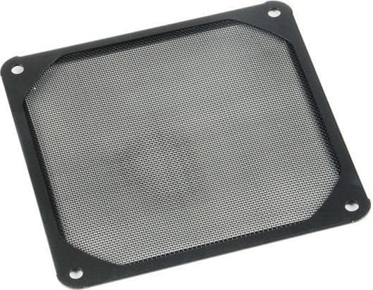 AKASA blæserfilter af aluminium, 120x120mm, sort