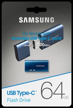 Samsung USB Type C minnepenn 64 GB (blå)