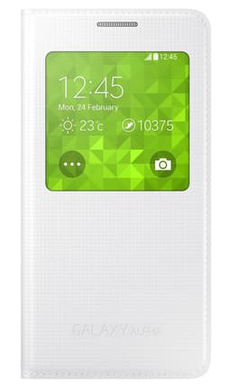 Samsung Flip Cover S View Fodral Galaxy Alpha (vit)