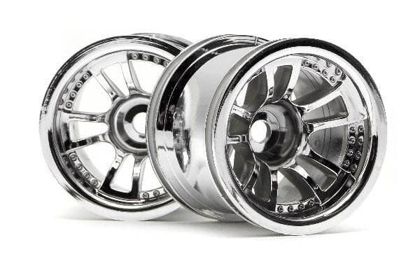 HPI Split 5 Truck Wheel (Chrome/2Pcs)