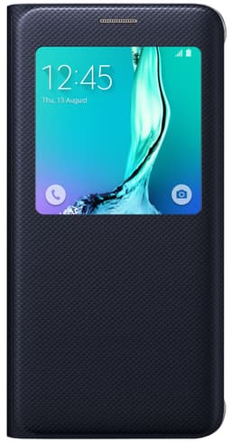 Samsung S-View Flip Cover Galaxy S6 edge plus (musta)