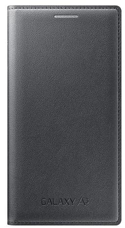 Samsung Flip Cover Fodral till Galaxy A3 (svart)