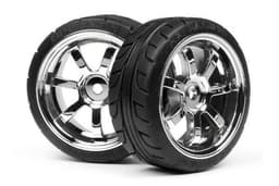 Mounted T-Grip Tire 26Mm Rays 57S-Pro Wheel Chrome