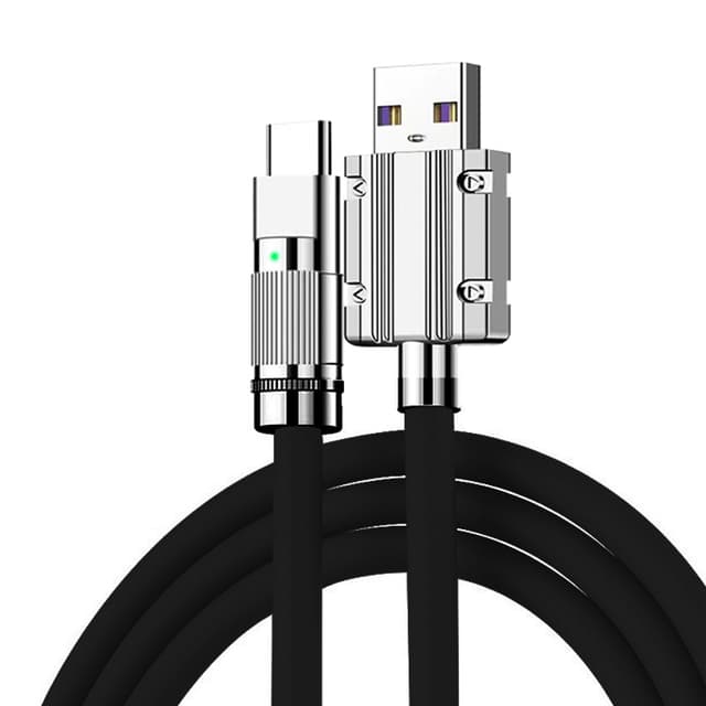 120W fet och förlängd Huawei Port Data Transfer Snabbladdningskabel Fl