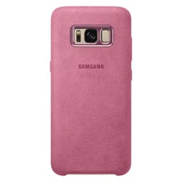 Samsung Galaxy S8 Alcantara fodral (rosa)