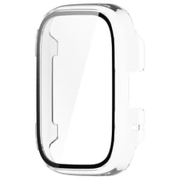 Skärmskydd PC Skyddsfodral Cover Kompatibel med Redmi Watch 3 Lite Vit