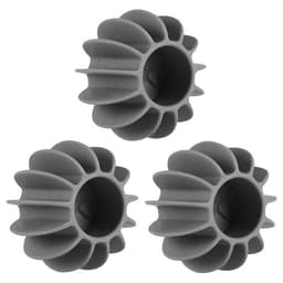Anti-lindning tvättmaskin boll torktumlare boll återanvändbar 3-pack Harmaa