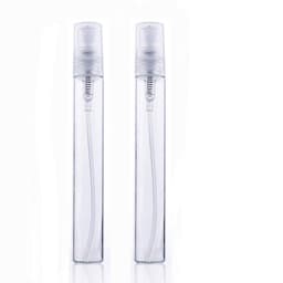 INF Mini påfyllbar parfym sprayflaska glasflaska 10 ml 2-pack Transpar