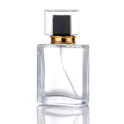 Påfyllningsbar parfym sprayflaska glasflaska Svart 50 ml