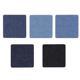 Reparationsplåster för strykning av jeans 5-pack Flerfärgad L