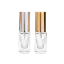 Mini genopfyldelig parfume sprayflaske glasflaske 9 ml 2-pak MultiColor