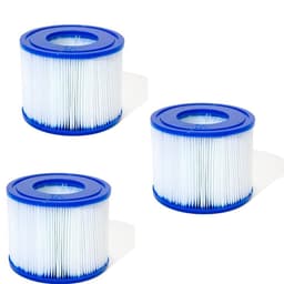 Poolfilterbyte 3-pack Blå Bestway VI / Lay-Z-Spa Miami / Vegas / Monaco