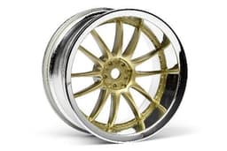 Work Xsa 02C Wheel 26Mm Chrome/Gold (6Mm Offset