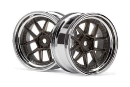 Dy-Champion 26Mm Wheel (Chrome/Bronze/6Mm Os/2Pcs)